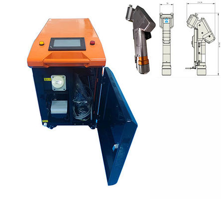 良い価格 タッチスクリーンデジタル制御付き軽量携帯レーザークリーニングヘッド オンライン