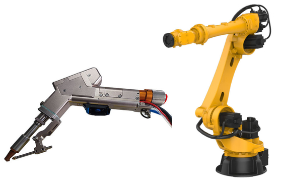 良い価格 ロボット自動 400Hz と高速の揺れるレーザー溶接頭 オンライン