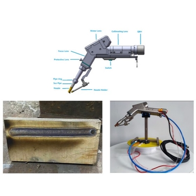2000W ハンドヘルド シングルモーターレーザー 溶接機 10m 標準ファイバーケーブル